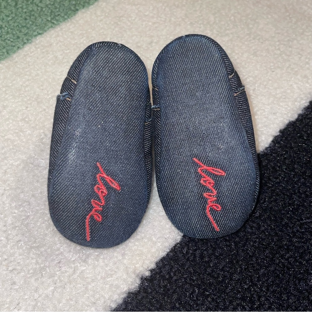 ♥️ 4 ED by Ellen Degeneres Denim Red Love Booties - Picture 6 of 9
